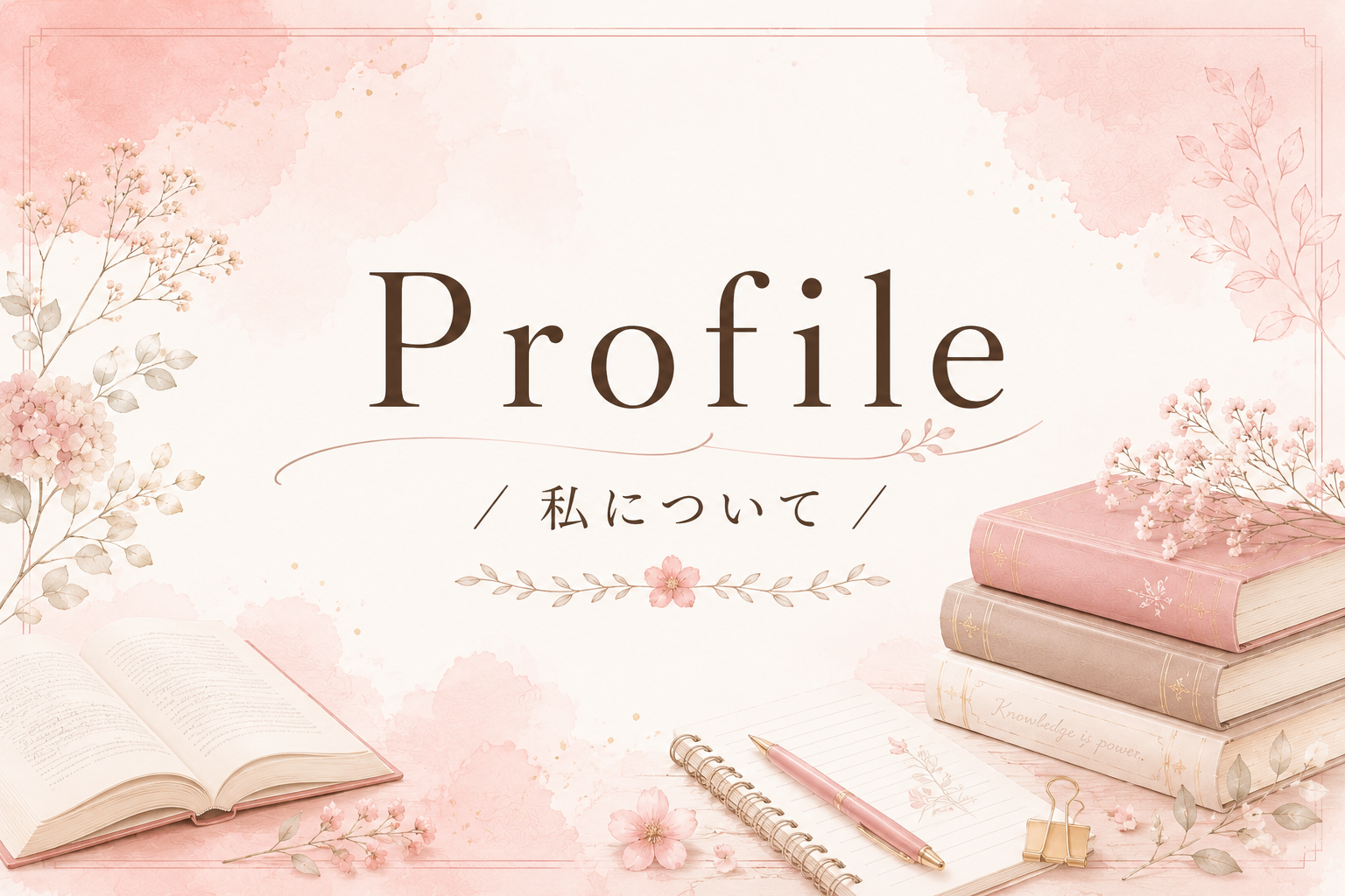 Profile ／ 私について